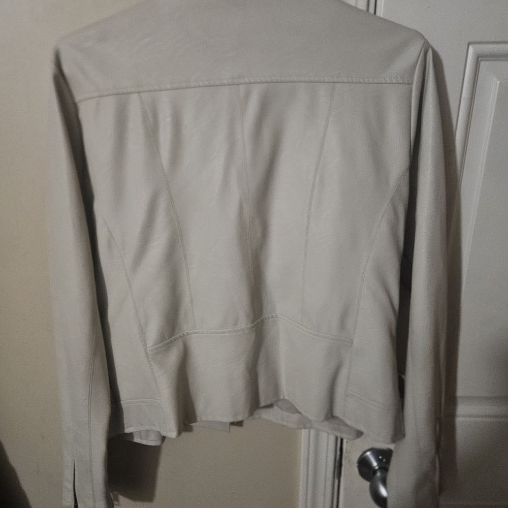 Flash Tattoo Off-White Leather Jacket - Picture 2 of 2